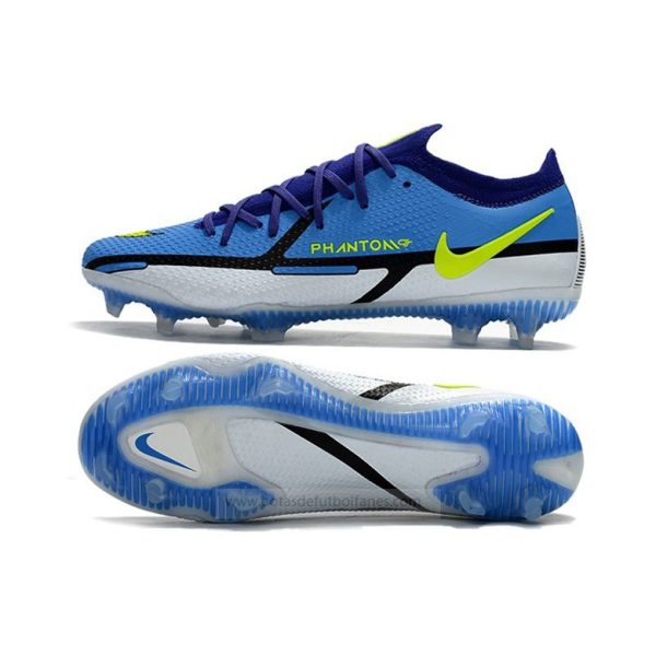 Nike Phantom GT Elite FG Azul Amarillo Gris